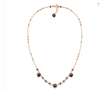 Collana Ishwara Donna in Argento Spinello SS0456GR/BK - SS0456GR/BK